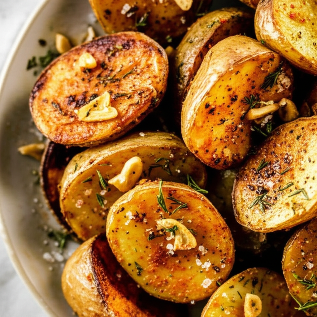 Baked Herbed Potatoes image