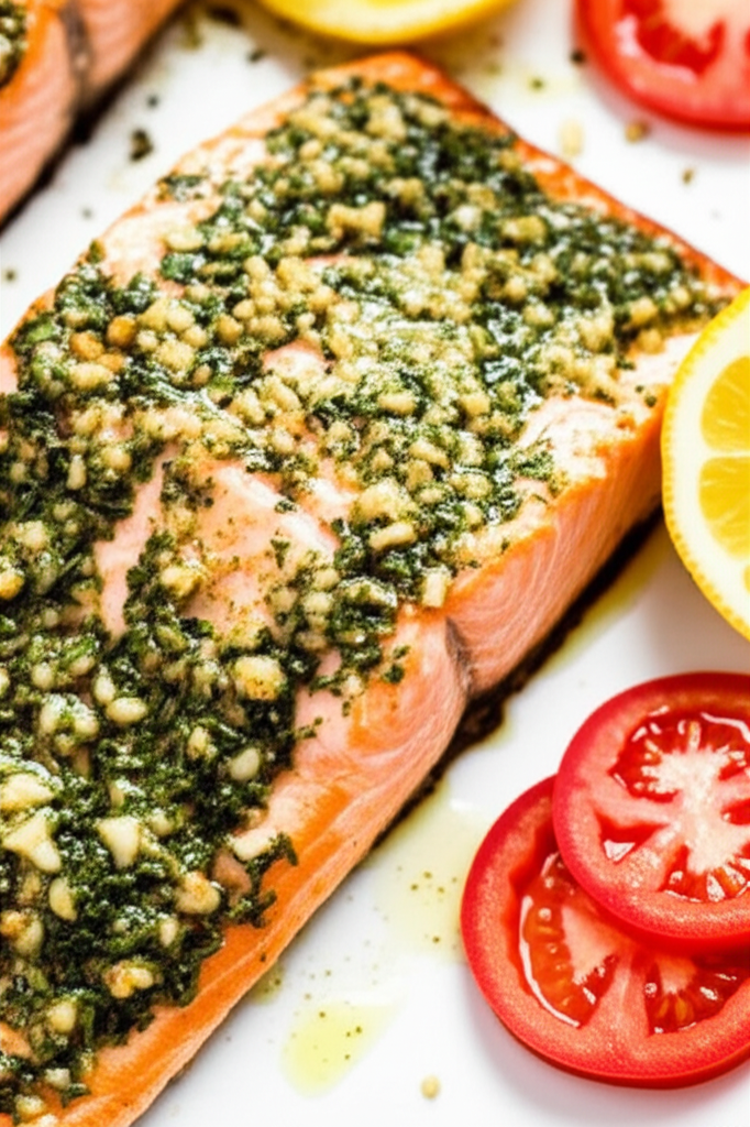 Baked Herbed Salmon image