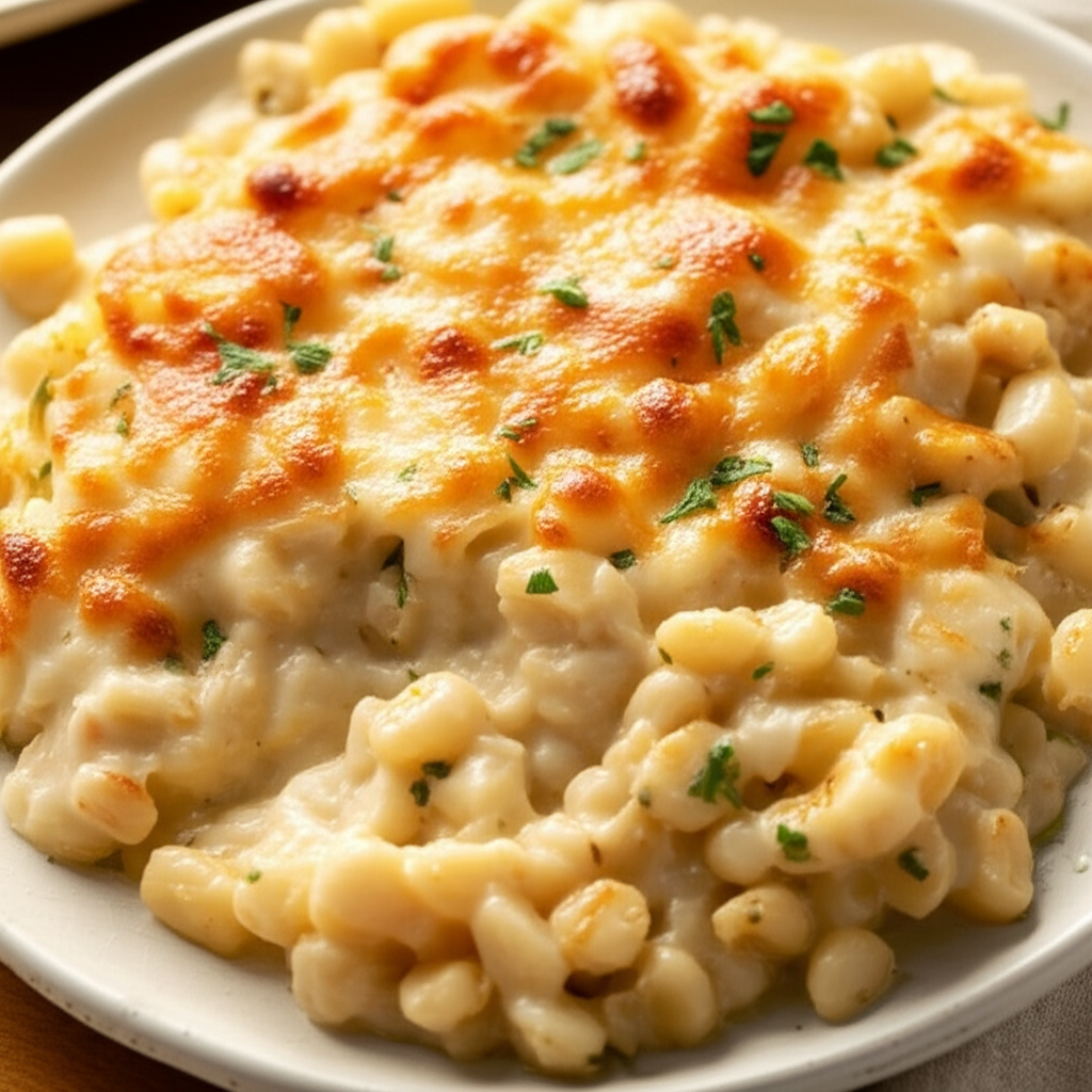 Baked Hominy With Cheese image