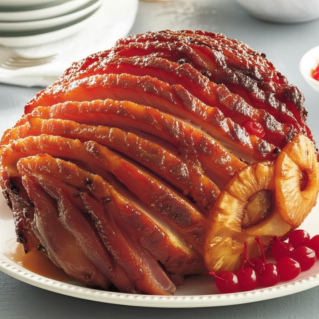 Baked Honey Glazed Ham image