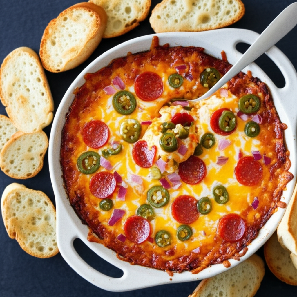 Baked Hot Pepperoni Dip image