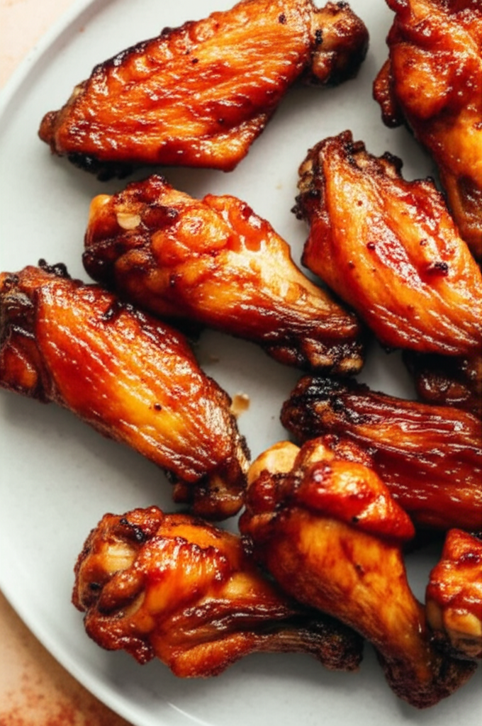 4 Ingredient Sweet And Spicy Chicken Wings image
