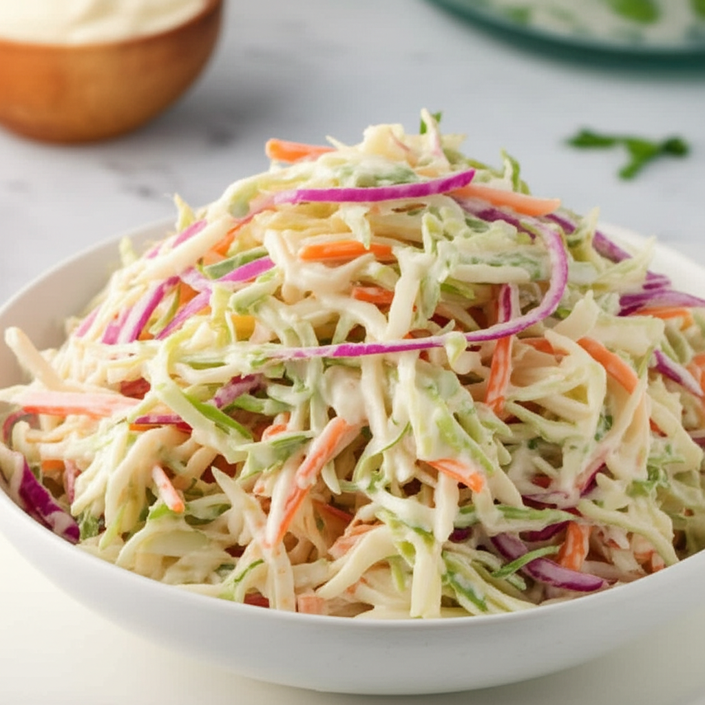 4 Ingredient Tangy Coleslaw image