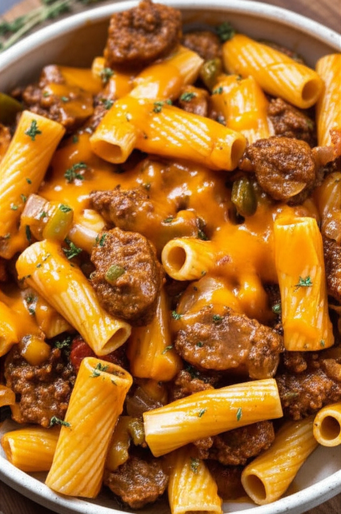 Baked Italian Sausage And Rigatoni image