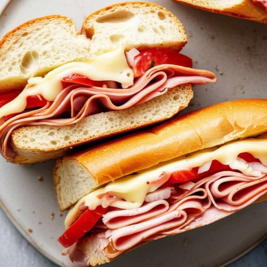Baked Italian Sub Sandwiches image