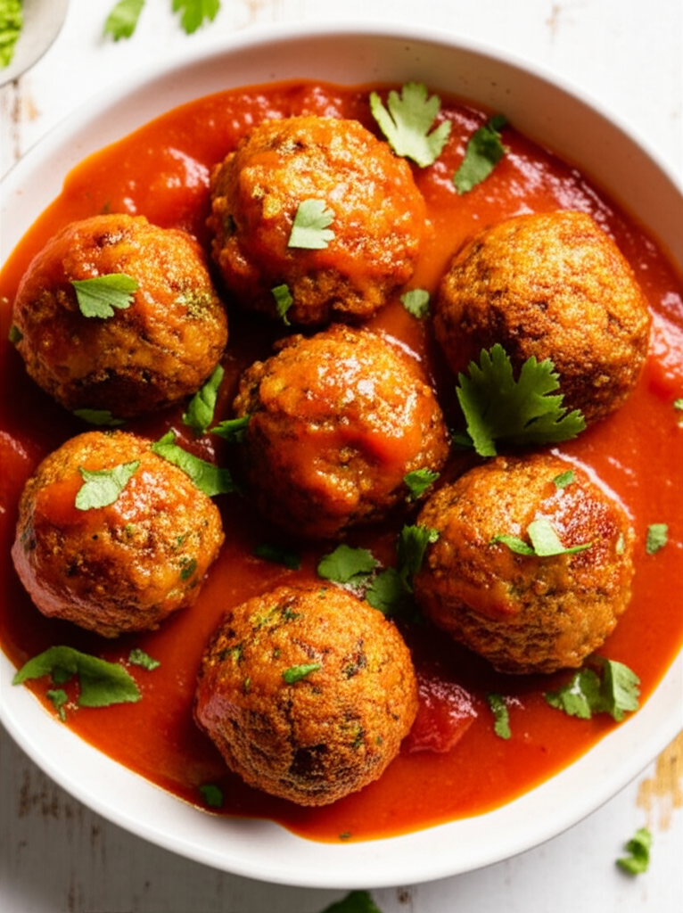 Baked Kofta Balls In Tomato Sauce image