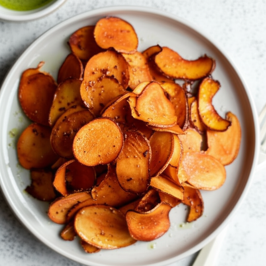 Baked Kumara Ribbons image