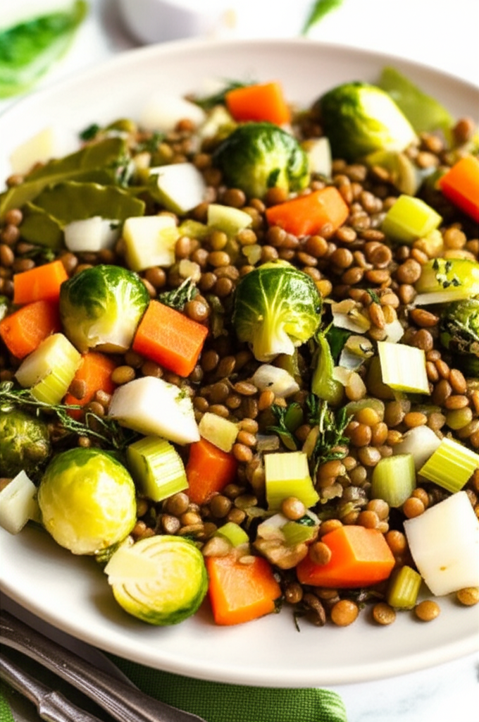 Baked Lentil Veggie Stew image