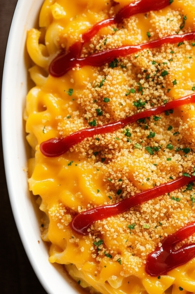 Baked Mac N Cheese Sriracha image