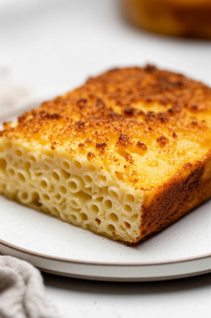 Baked Macaroni Cheese Loaf image