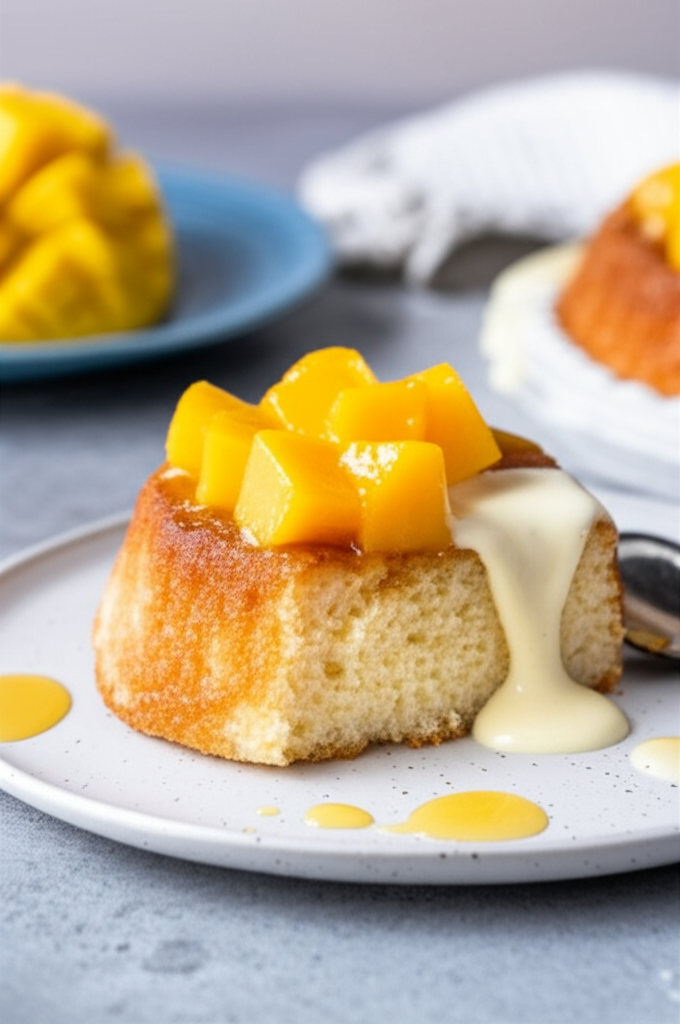 Baked Mango Pudding image