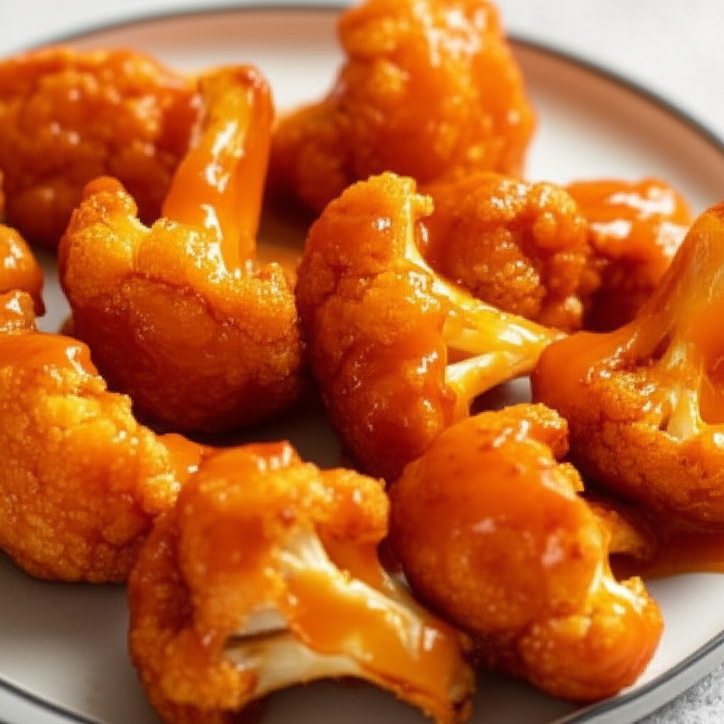 Baked Mango Sriracha Cauliflower Wings image