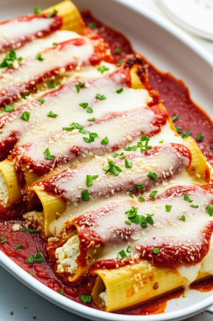 Baked Manicotti image