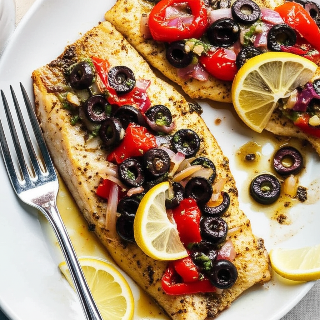 Baked Mediterranean Orange Roughy image