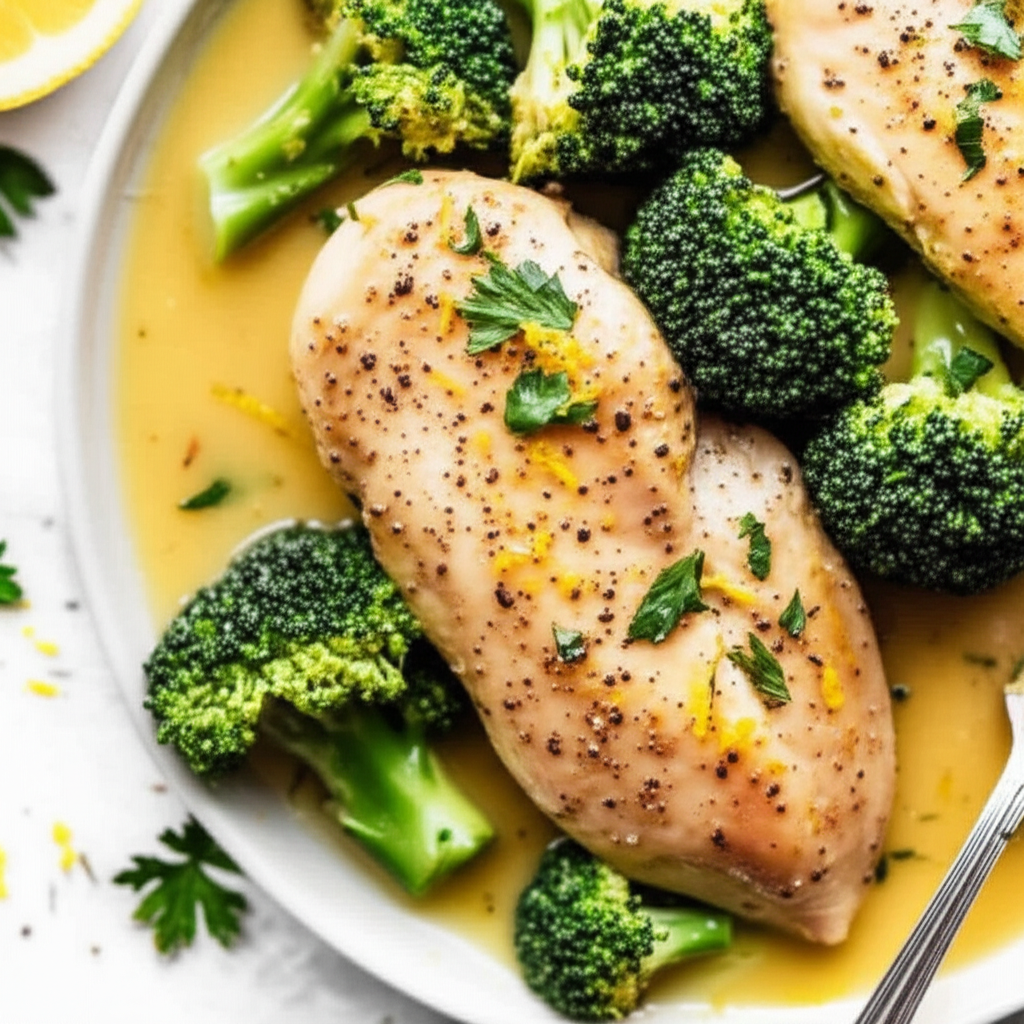 4 Points Plus Lemon Chicken With Broccoli image