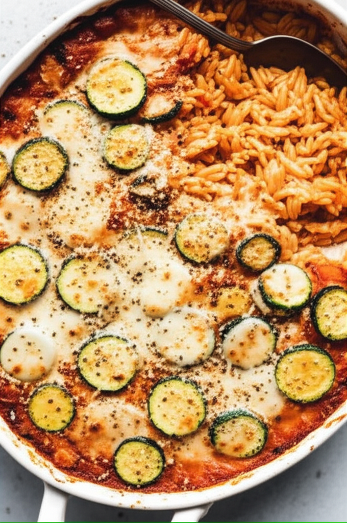 Baked Orzo With Zucchini image