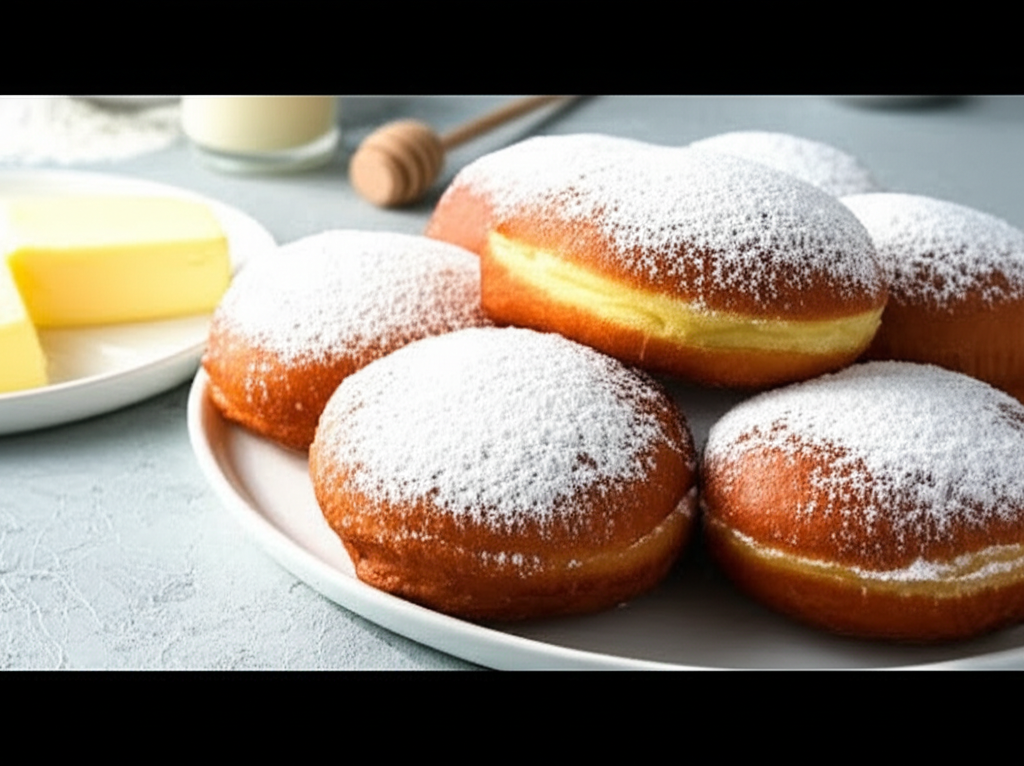Baked Paczki For Mardi Gras image