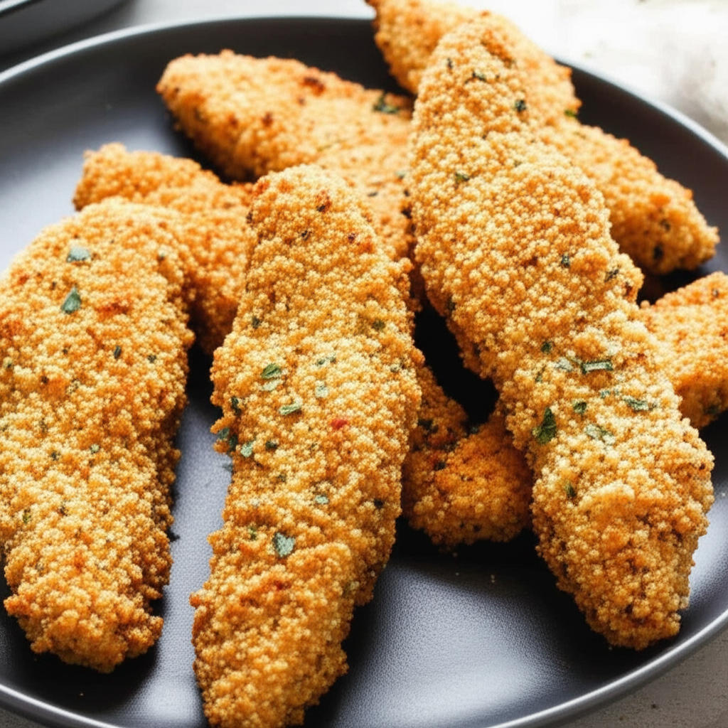Baked Parmesan Herb Chicken Strips image