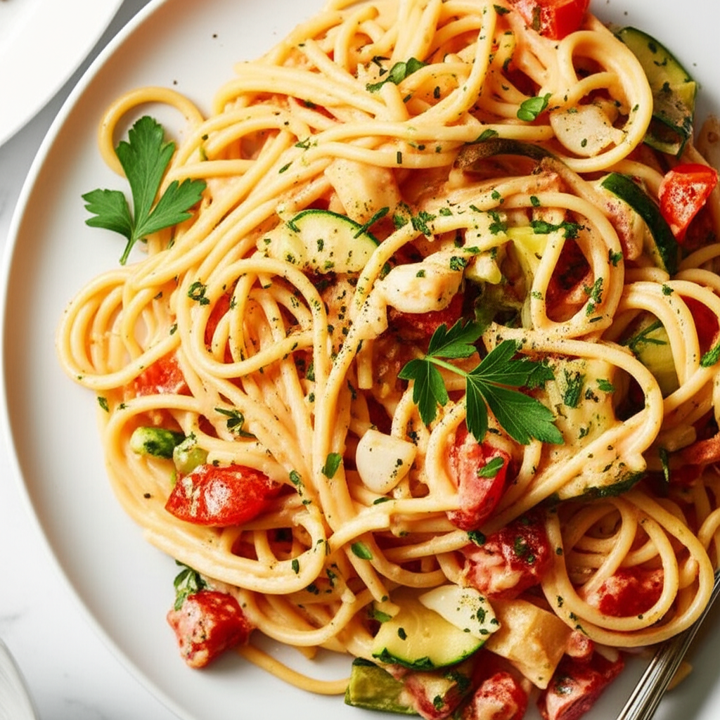 4 Cheese Summer Pasta Supper image