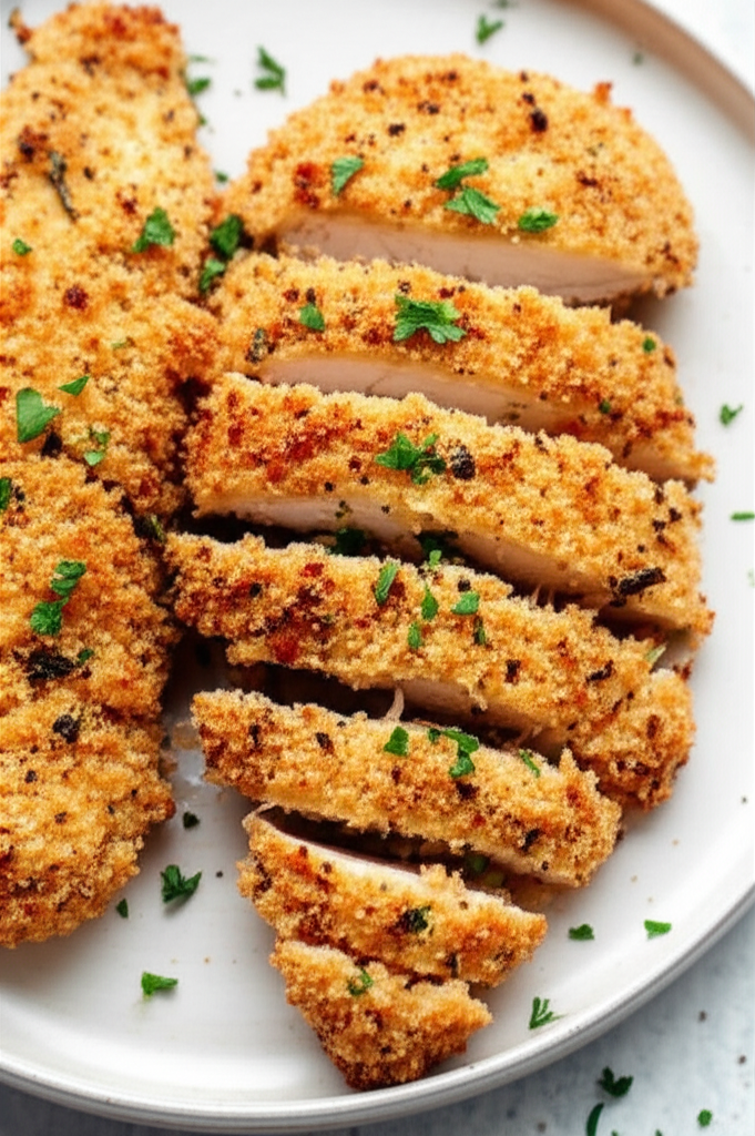 Baked Parmesan Crusted Chicken Breast image