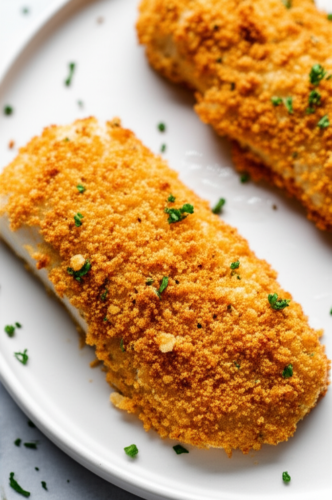 Baked Parmesan Halibut image