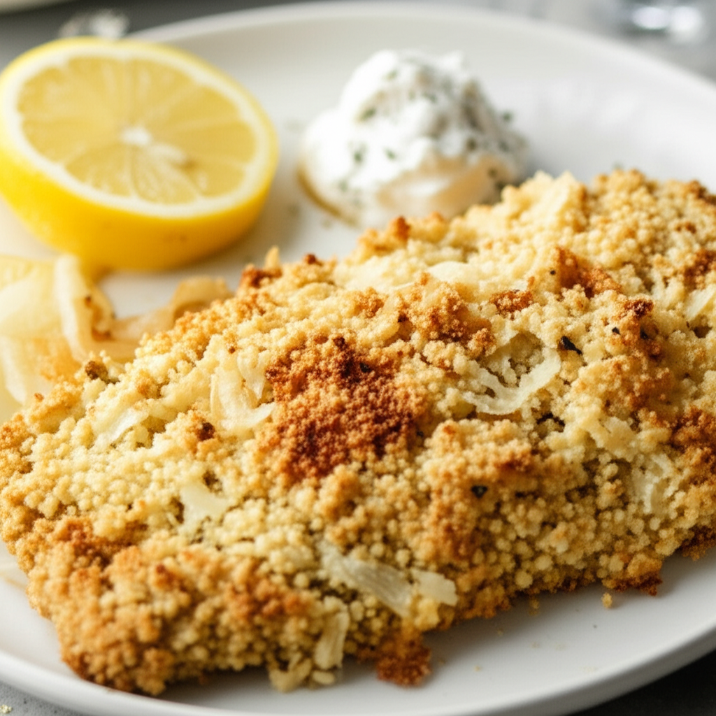 Baked Parmesan Trout Fillets image