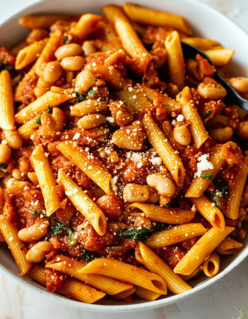 Baked Pasta E Fagioli image