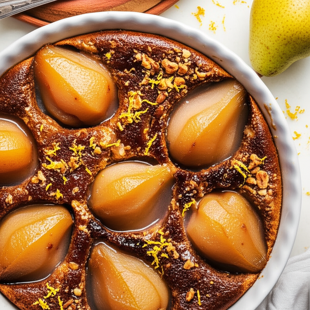 Baked Pear Pudding image