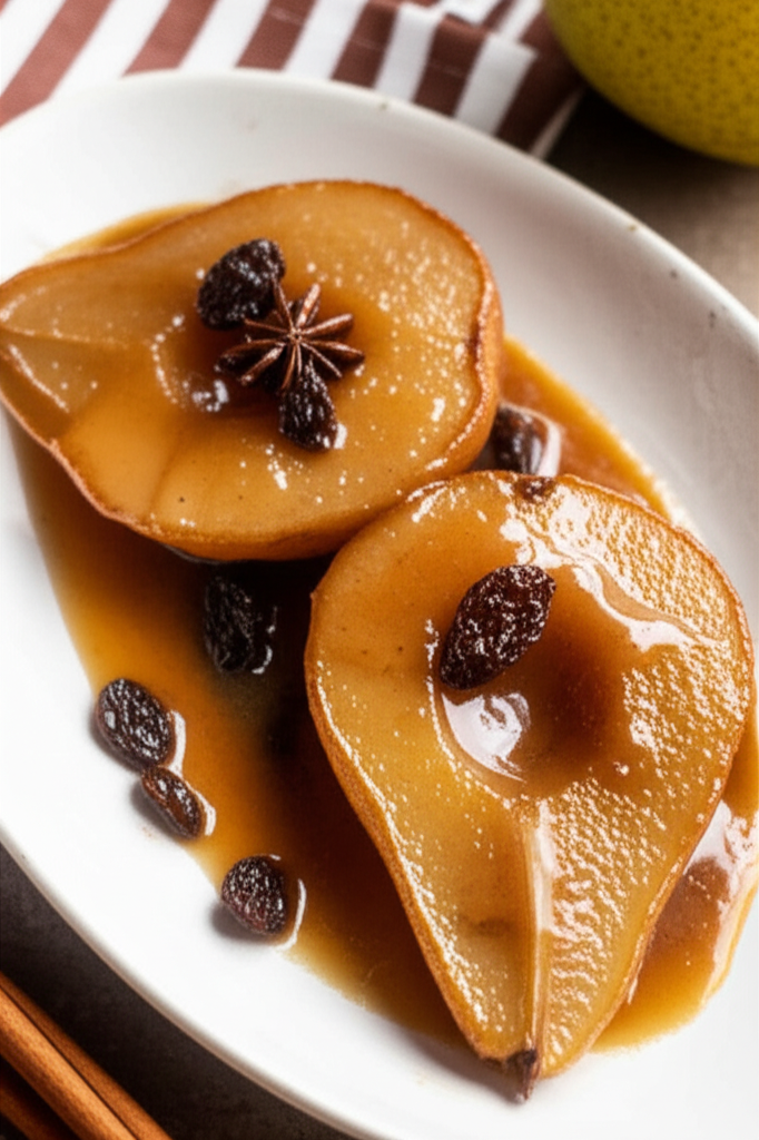 Baked Pears With Orange Cinnamon Sauce image