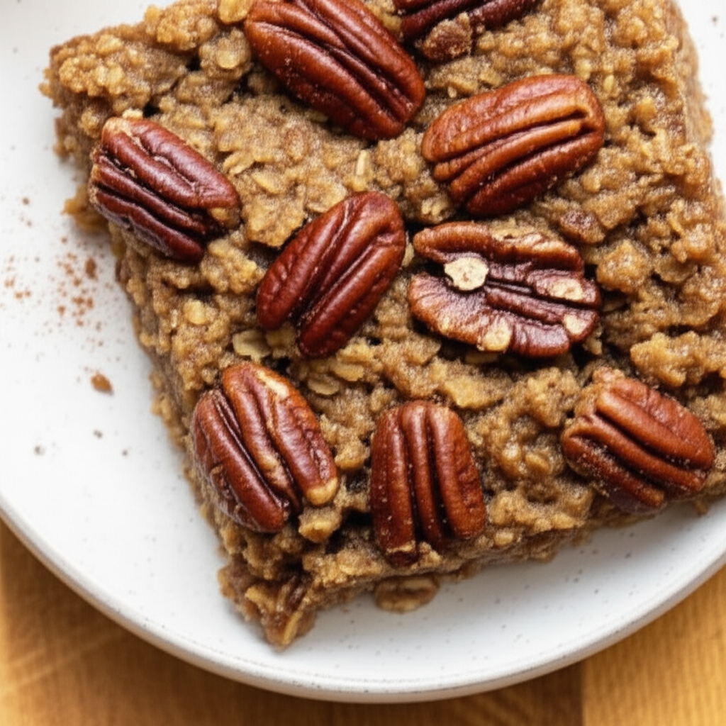 Baked Pecan Oatmeal image
