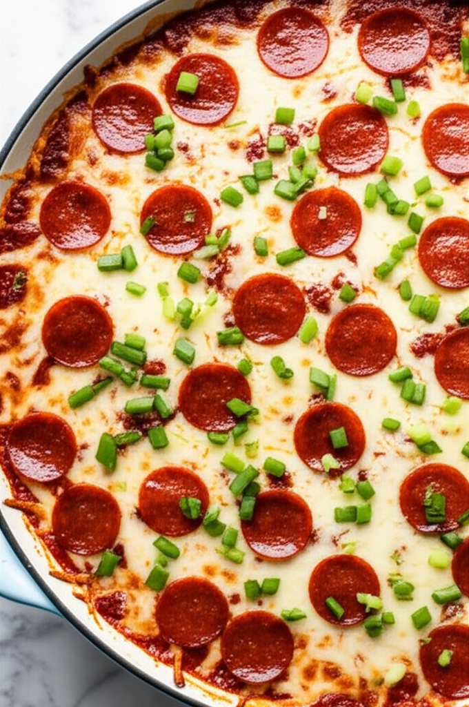 Baked Pepperoni Pizza Dip image