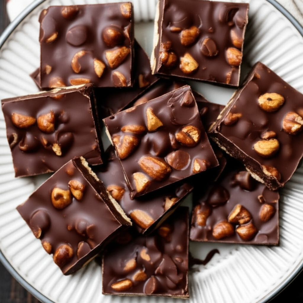 4 Ingredient Chocolate Nut Toffee image
