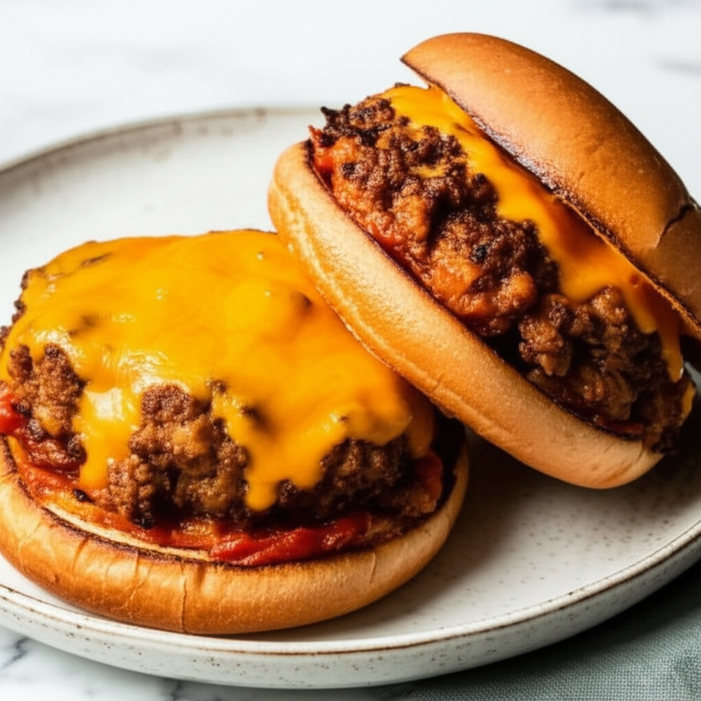 Baked Pizza Burgers image