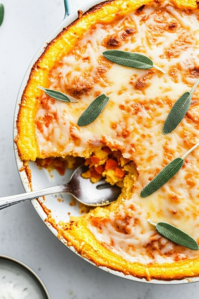 Baked Polenta Carrot Casserole image