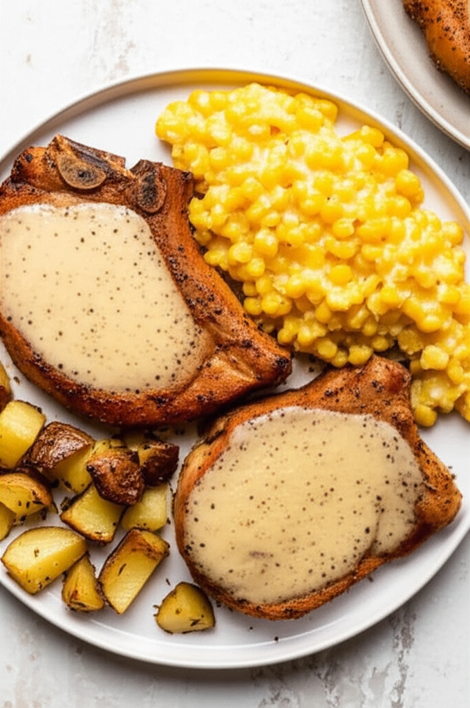 Baked Pork Chops For 2 image