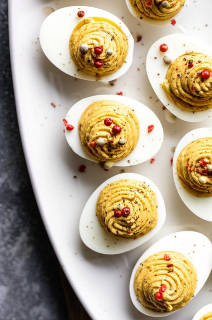 4 Pepper Deviled Eggs Alton Brown