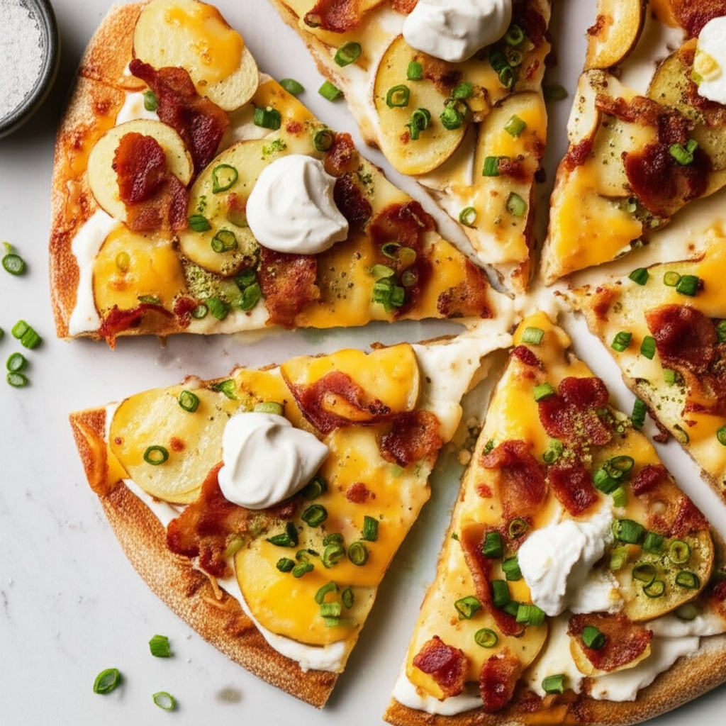 Baked Potato Pizza image