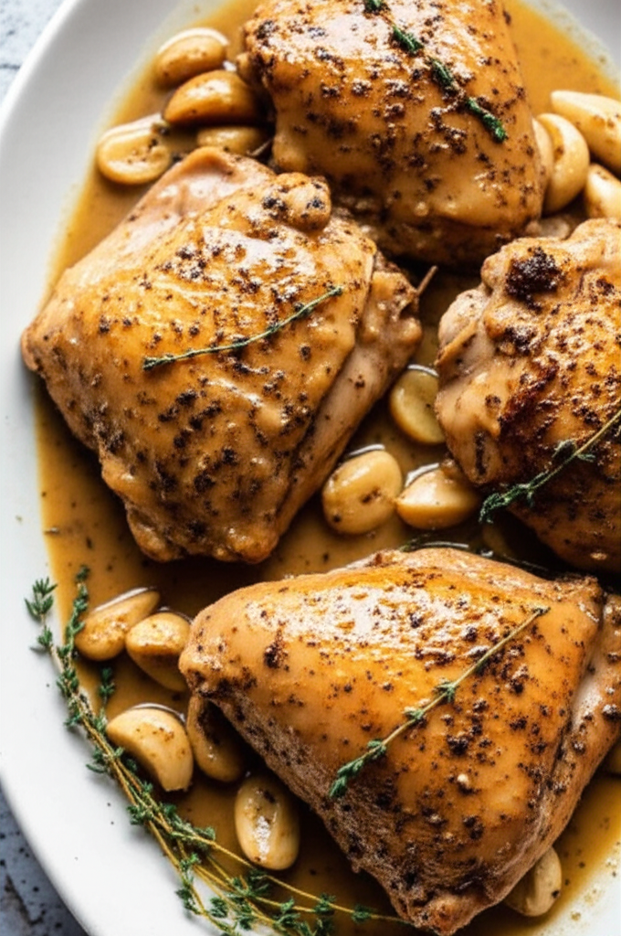 40 Clove Garlic Chicken image