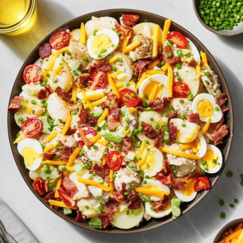 Baked Potato Salad Loaded image