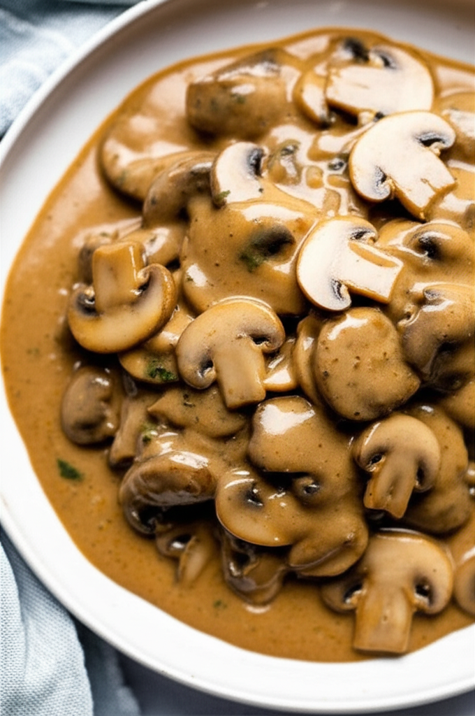 Anything Goes Low Fat Mushroom Sauce image