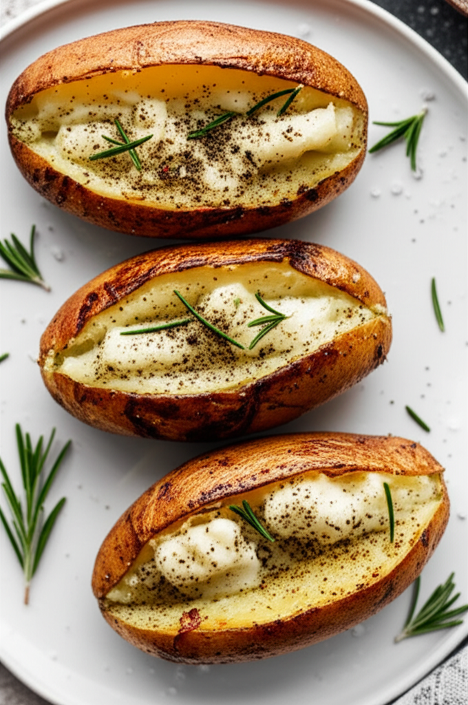 Baked Potato With Rosemary image