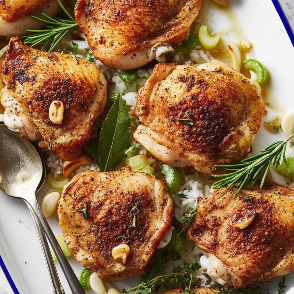40 Clove Garlic Chicken image