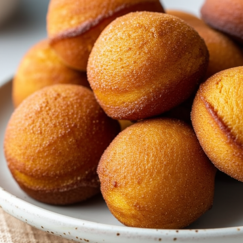 Baked Pumpkin Doughnut Holes image