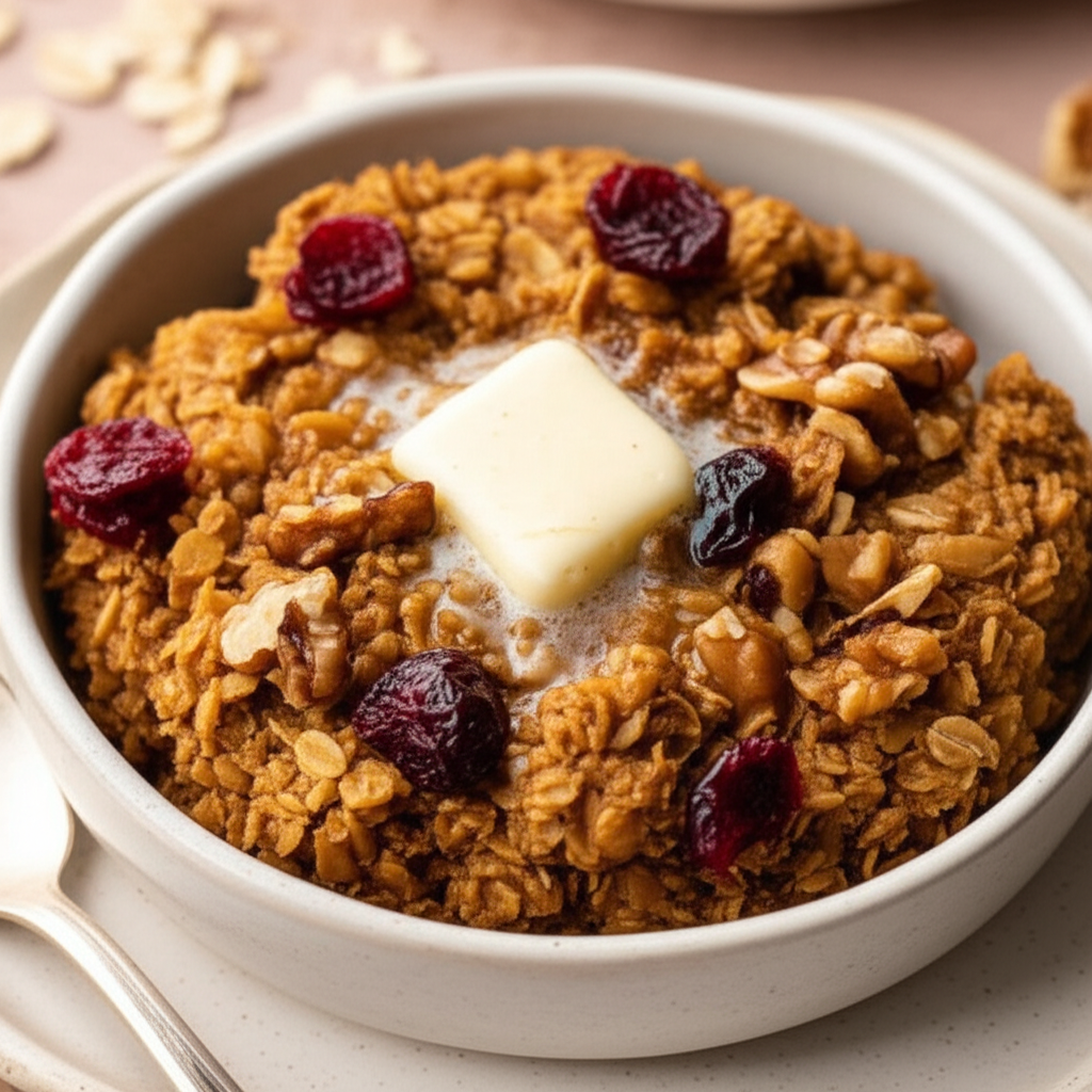 Baked Pumpkin Oatmeal image