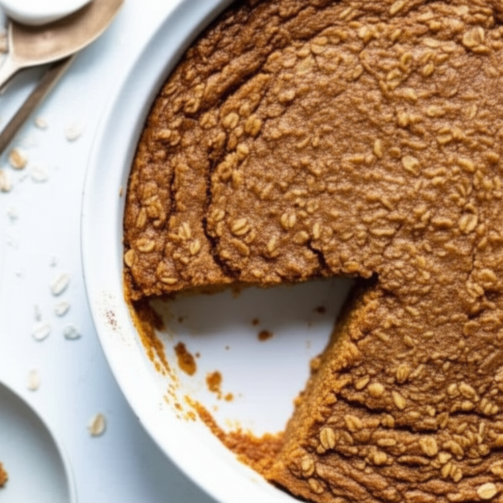 Baked Pumpkin Pie Oatmeal image