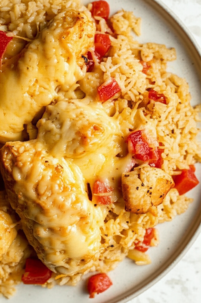 Baked Rice And Chicken image
