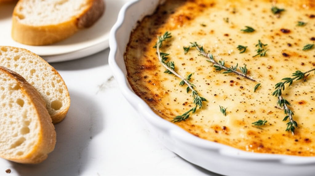Baked Ricotta With Parmesan And Thyme image
