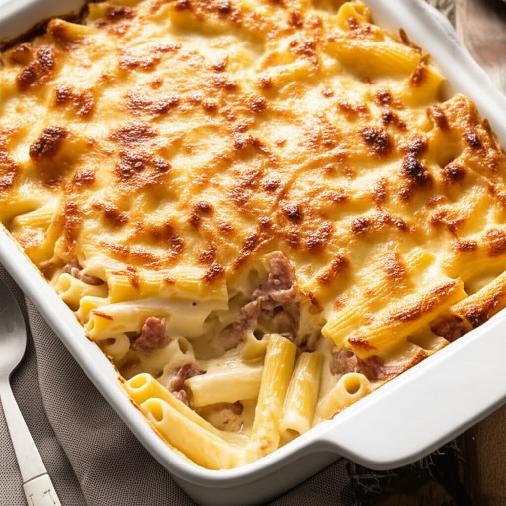 Baked Rigatoni With Bechamel Sauce image