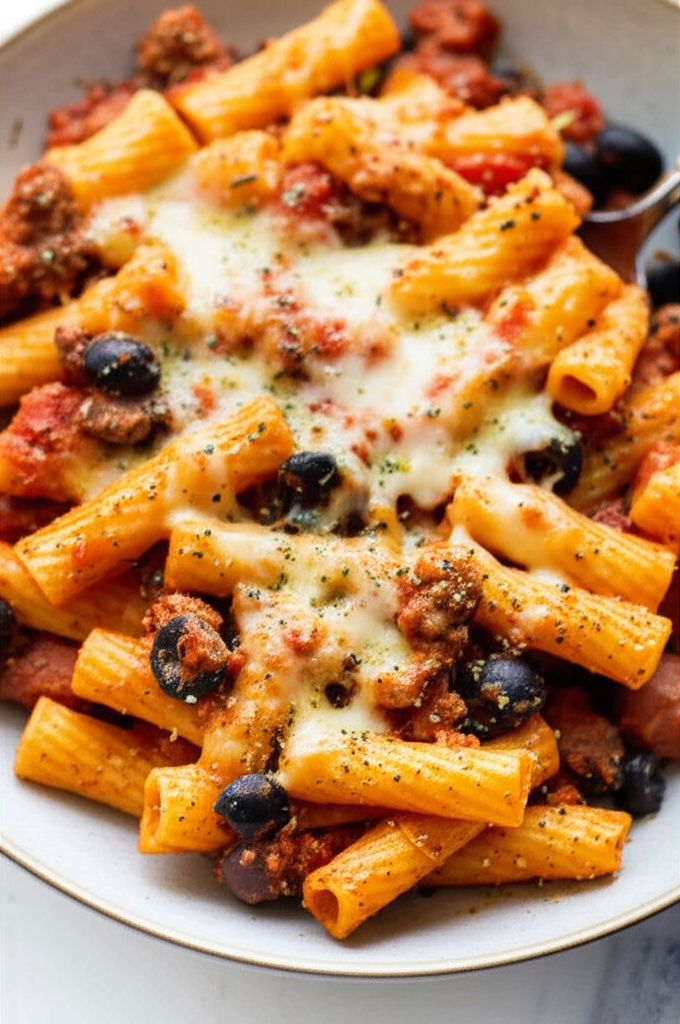 Baked Rigatoni With Kalamata Olives image
