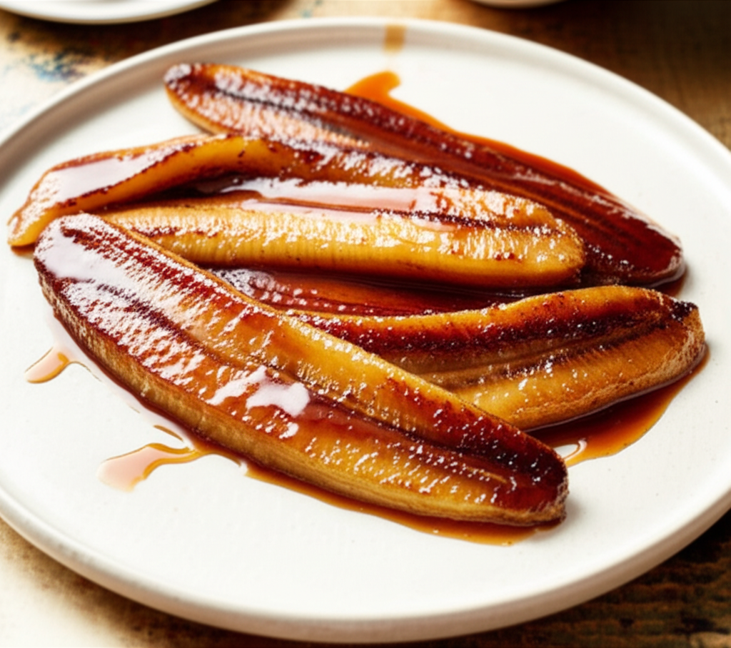Baked Rum Bananas image